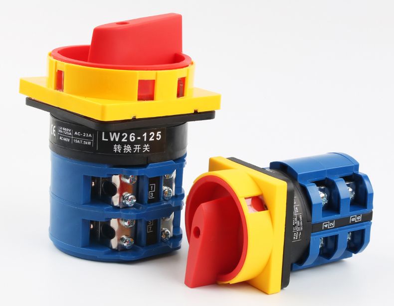 德力西掛鎖型萬能轉換開關LW26GS-20/04M1 20/04M2 銀觸點萬能轉換開關 掛鎖型電源切斷開關 定制產品